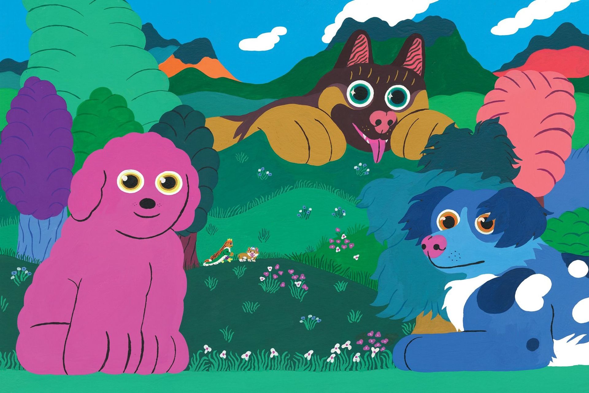 Polly et les trois chiens d’Adèle Verlinden